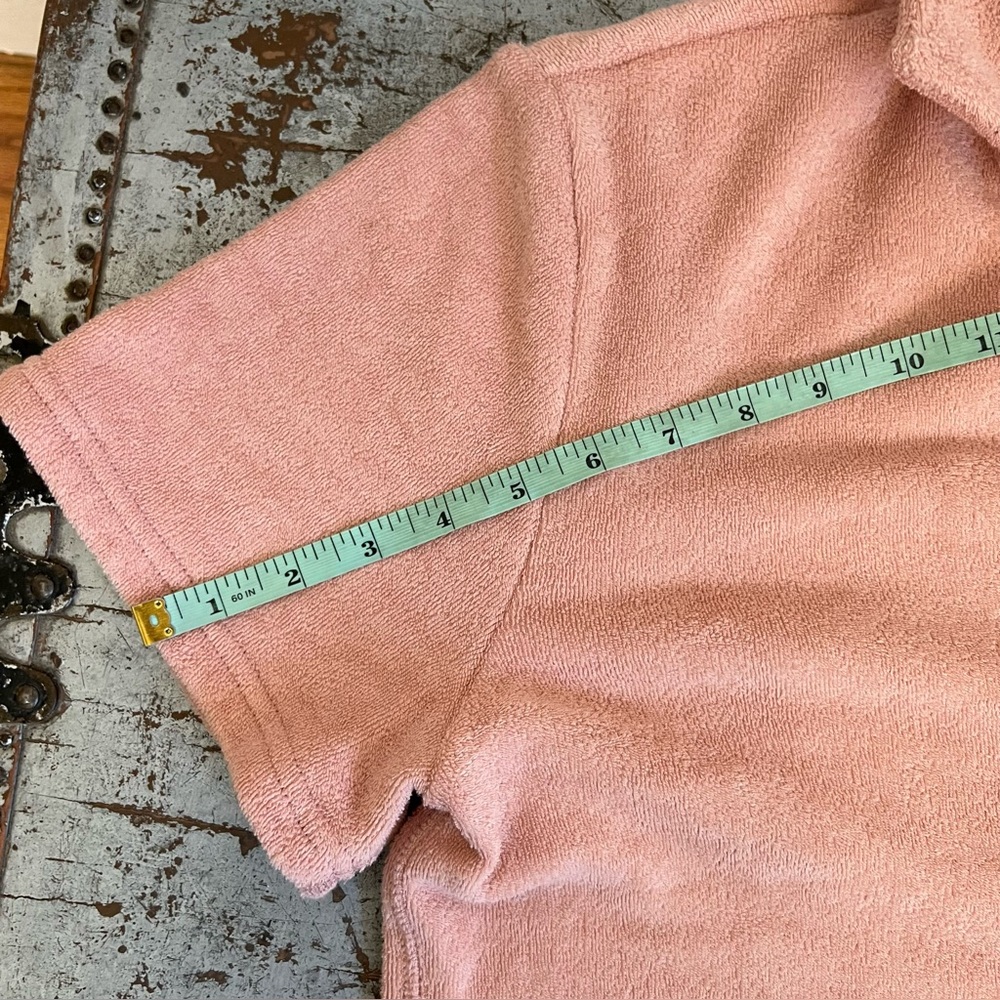 Absorb Island Short Sleeve Terry Button Up Shirt - Picture 9 of 14